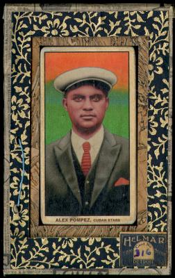 Picture, Helmar Brewing, T206-Helmar Card # 316, Alex POMPEZ (HOF), Portrait with cap, Cuban Stars